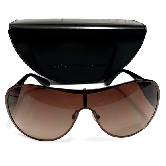 Marc By Marc Jacobs MMJ 177/S Brown and Black Shield Sunglasses
